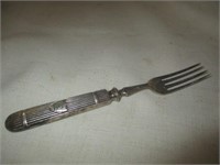 Antique Sterling Silver Fork - European Marked
