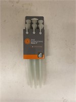 (4x bid) Zinx Interlocking 9" Tent Stakes 6pk