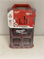 Milwaukee 100pc Bit Set with Packout Case