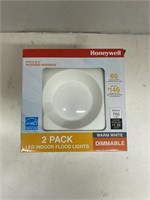 (2x bid) Honeywell 2pk LED Indoor Flood Lights