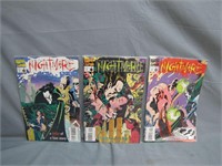 Lot of 3 Nightmare Comic Books