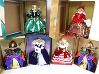 6 NEW Limited Edition Winter Princess Barbie Dolls
