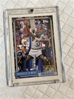 1992 - 1993 SHAQILLE O'NEAL ROOKIE CARD
