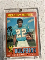 1971 MERCURY MORRIS ROOKIE CARD