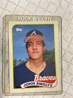 1989 JOHN SMOLTZ ROOKIE CARD
