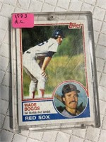 1983 WADE BOGGS ROOKIE CARD