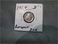 1964 D Roosevelt Silver Dime