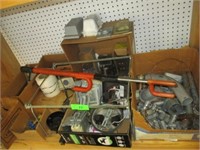 Electrical Breakers & Other Items on Shelf