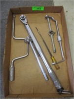 Flat w/ Torque Wrench & Other Wrenches
