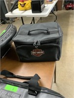 Harley Davidson Lunchbox and Seat Rest
