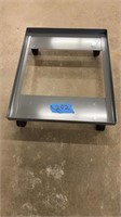 Metal 4 wheeled cart with sides 
22.5” x 18.5”