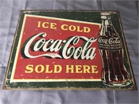Contemporary Tin Coca Cola Sign