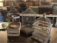 Three Contemporary Bird Cages