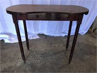 Single Drawer Kidney Shaped Table