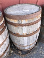Vintage Wooden Whiskey Barrel