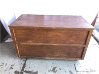 Very Large Soft Wood Chest