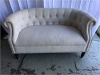 Contemporary Upholstered Settee