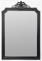 French Napoleon III Revival Ebonized Wood Mirror