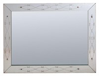 Large Art Deco Wall Mirror