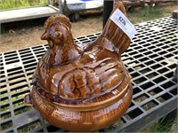 California Pottery Chicken Tureen