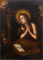 After Domenico Tintoretto "Penitent Magdalene" Oil