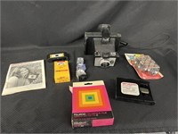 Polaroid Square Shooter II Land Camera & Flashes