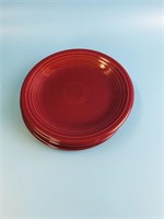 Fiesta Set of 4 Salad Plates - Burgundy