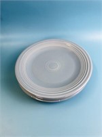 Fiesta Set of 3 Dinner Plates - Lt. Blue