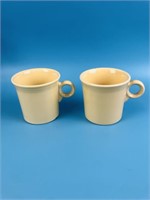 Fiesta Set of 2 Yellow Coffee Cups