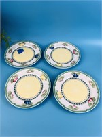 Set of 4 Lunch Plates Villeroy & Boch