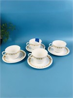 Set of 4 Cups, 4 Saucers Corelle