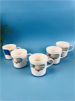 Set of 5 Cups - Corningware