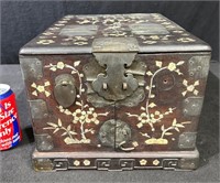 Old Jewelry Box w/Inlay