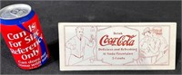 Old Coca Cola Blotter