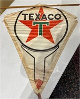 Vintage Texaco Flag / Trolley Bus Ad