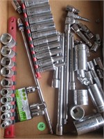 Lot of Sockets, Extensions and Swivels