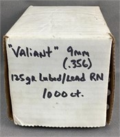 1000 Rnds Valiant Lead RN Projectiles 9mm Luger
