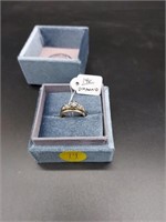 3.6grms 14kt and diamond ring