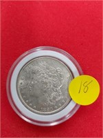 1880 0 Morgan silver dollar