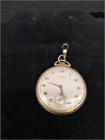 Croton 10kt rolled gold pocket watch  running