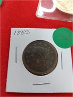 1853 USA large cent