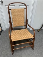 Antique Bentwood Small Rocking Chair, Ca. 1875