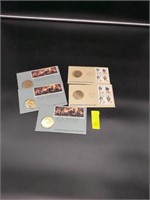 1975 76 first day covers and coins
