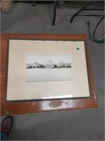 23x17 framed print dated 1929 signed