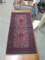 43x21 vintage hand made rug