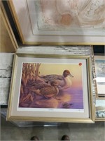22x18 s/n  duck print Joseph thornbrugh