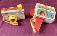 Vintage fisher price picture cameras