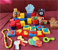 Vintage blocks and toys