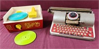 Vintage fisher price music box record player,