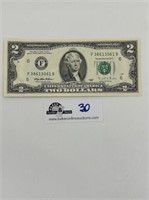 1995 Two Dollar Bill